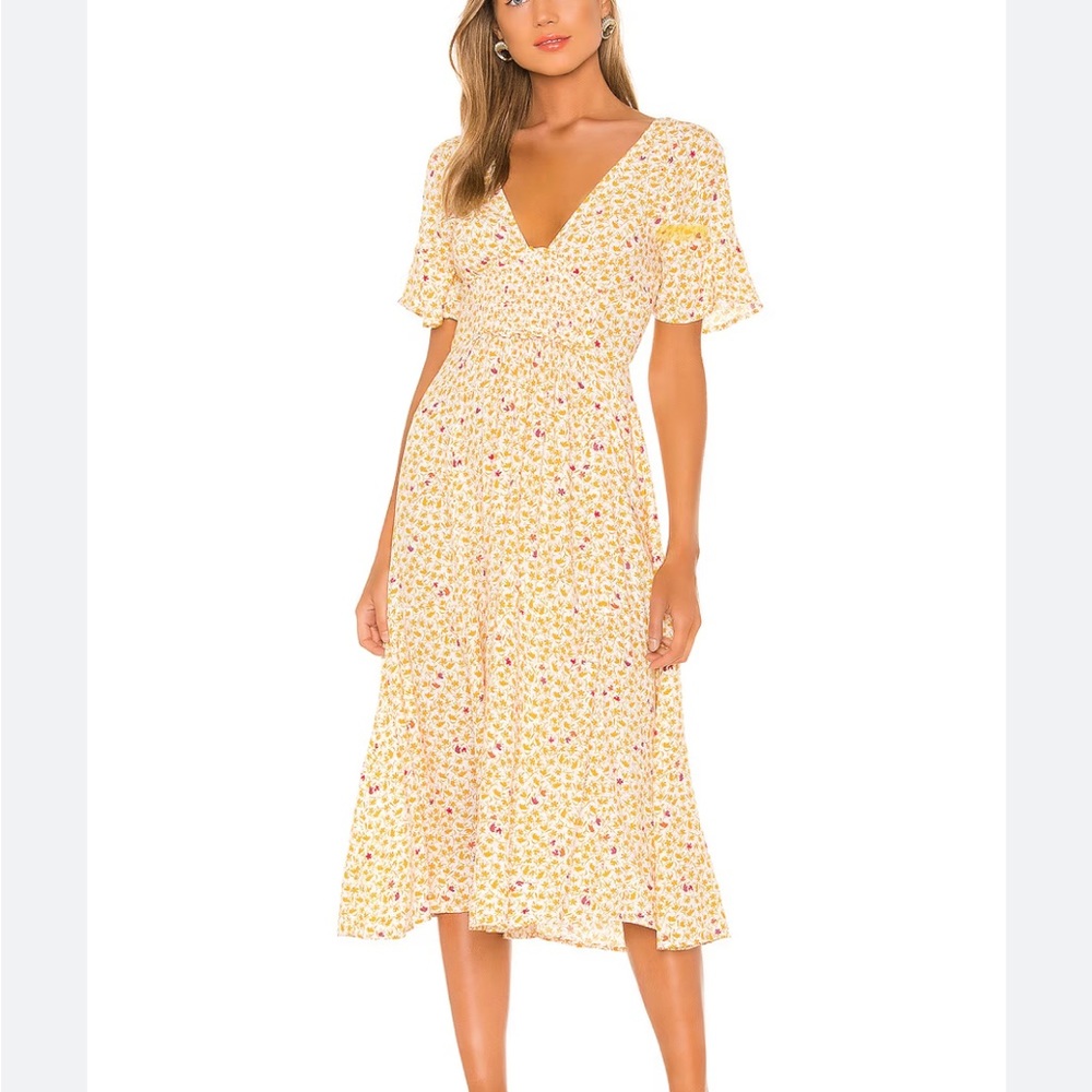 Free People In Full Bloom Midi Dress
